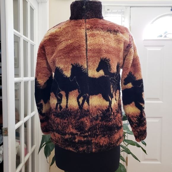 Mazmania Horse Teddy Fleece Full Zip 